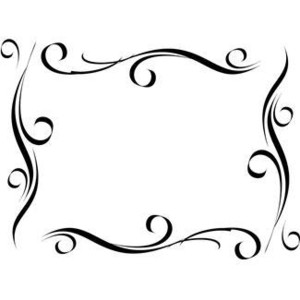 300x300 Frames And Borders Black And White Clip Art