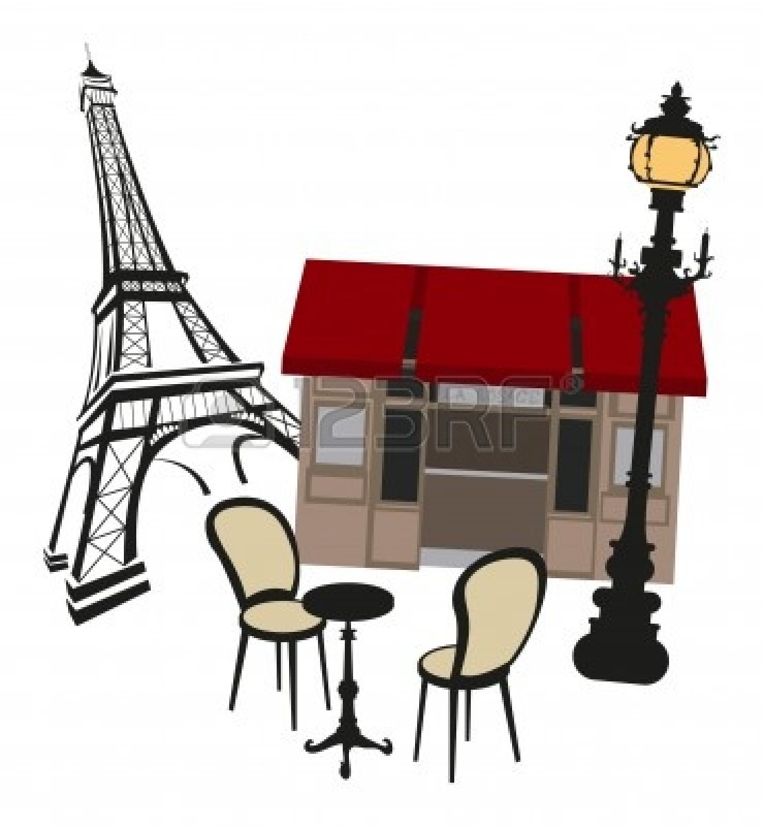 1110x1200 France Clipart Cafe Table