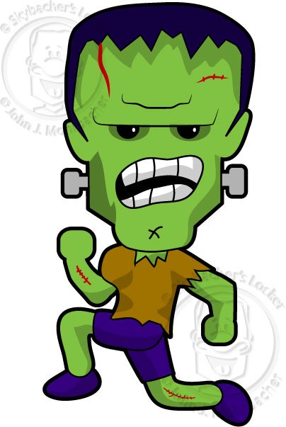 404x603 Running Franky Cartoon Skybacher's Locker