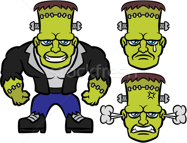 600x459 Frankenstein Clipart Sad