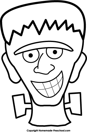Frankenstein Cartoon Face Clipart | Free download on ClipArtMag