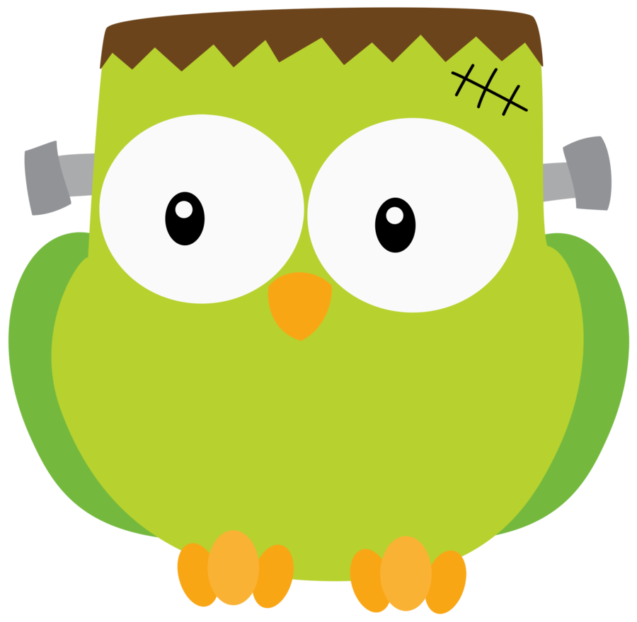 900x880 Halloween Frankenstein Owl Clip Art Clip Art