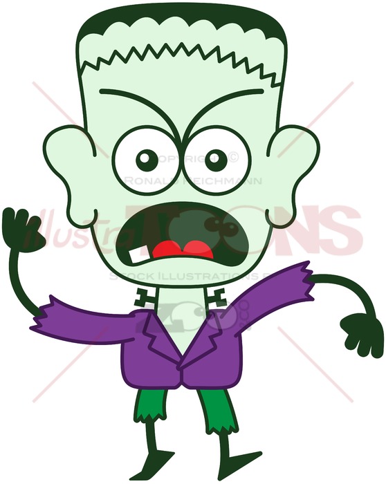558x700 Frankenstein Feeling Furious