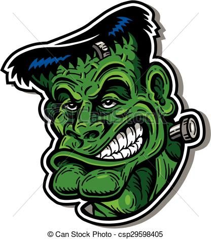 Frankenstein Head Clipart