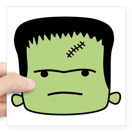 460x460 Frankenstein Car Accessories Auto Stickers, License Plates