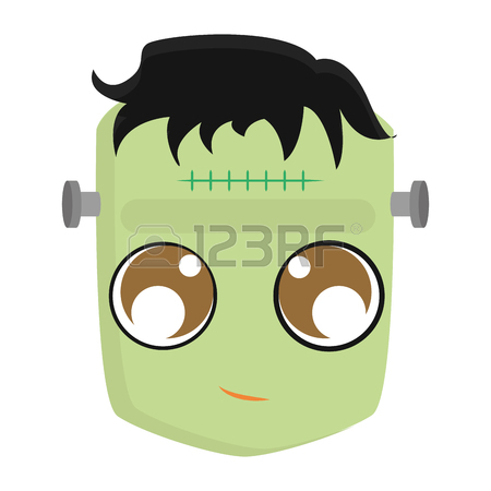 450x450 Frankenstein Line Icon, Halloween And Scary Royalty Free Cliparts