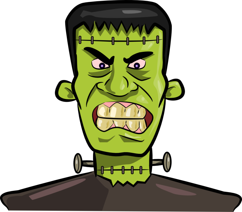 830x728 Frankenstein Clipart Funny