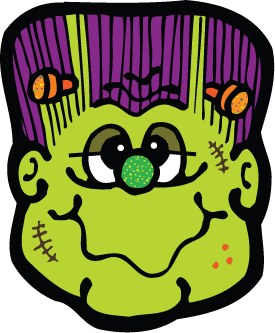 275x333 Frankenstein Clipart Hair