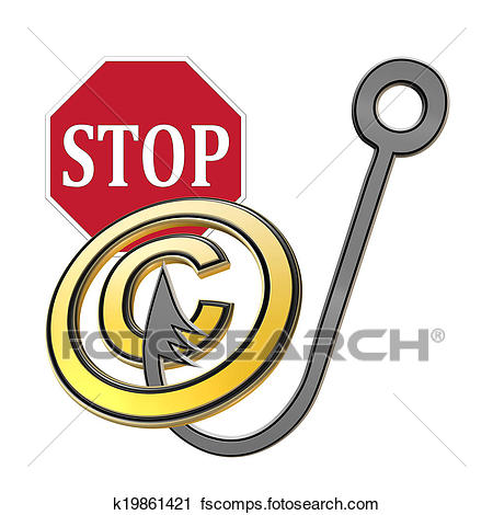 450x470 Clipart Of Stop Copyright Infringement K19861421