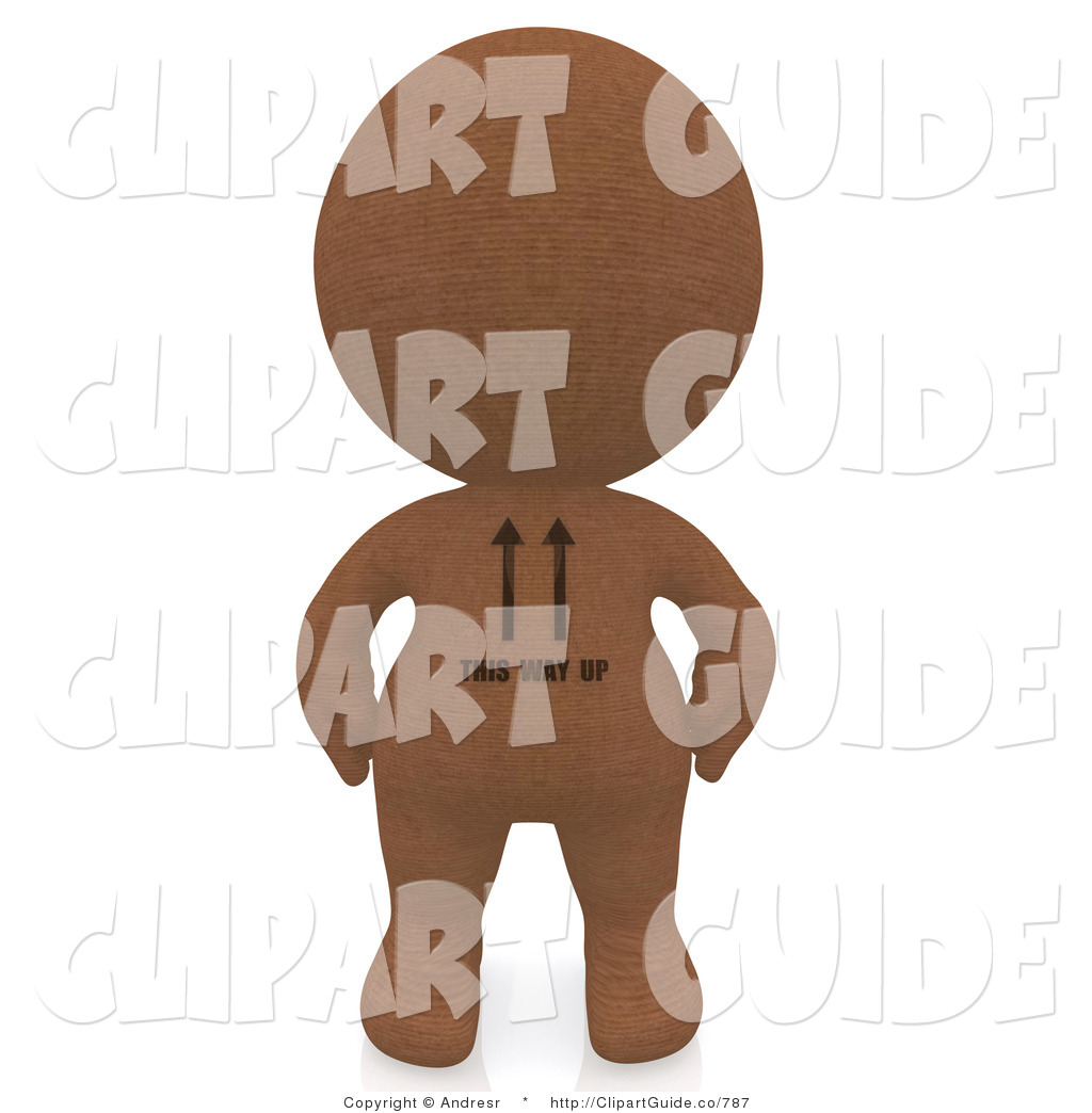 1024x1044 Clip Art Of A 3d Cardboard Box Man By Andresr