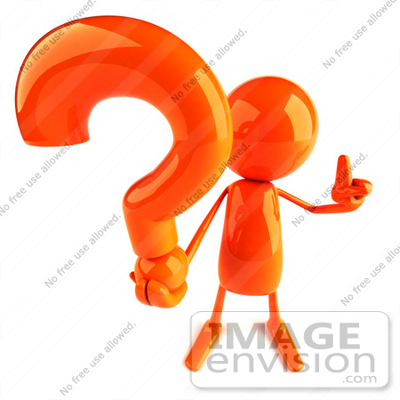 450x450 Royalty Free (Rf) Illustration Of 3d Red Man Mascot Holding
