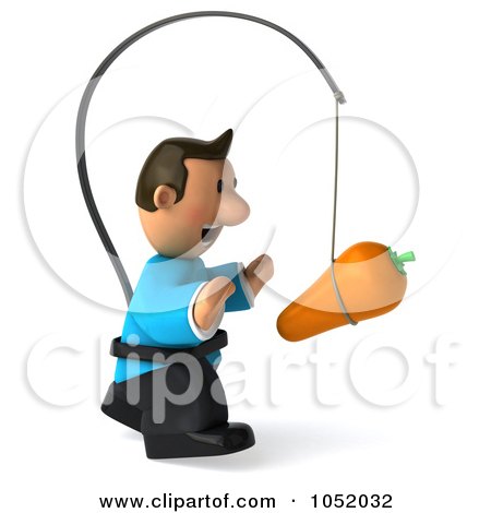 450x470 Royalty Free 3d Cliprt Illustration Of 3d Casual Man Chasing