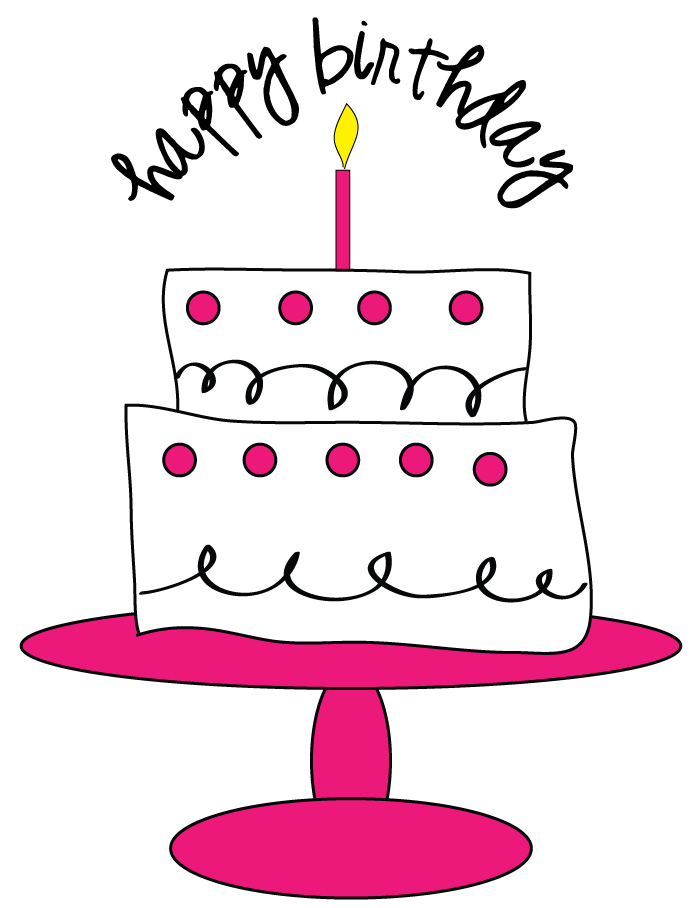 700x908 Free Birthday Cake Clipart For Craft Projects, Websites
