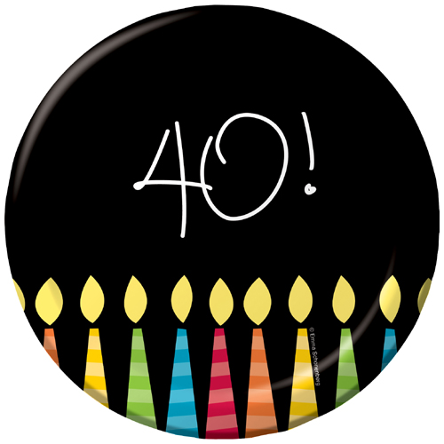 500x500 40th Bday Clipart