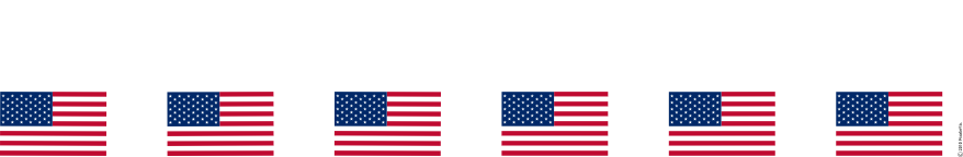 878x144 Free Clipart Border American Flags