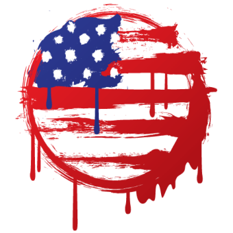 340x340 American Flags Clipart Free Vector 123freevectors