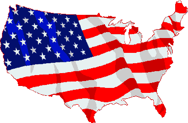 382x249 Free American Flag Clipart