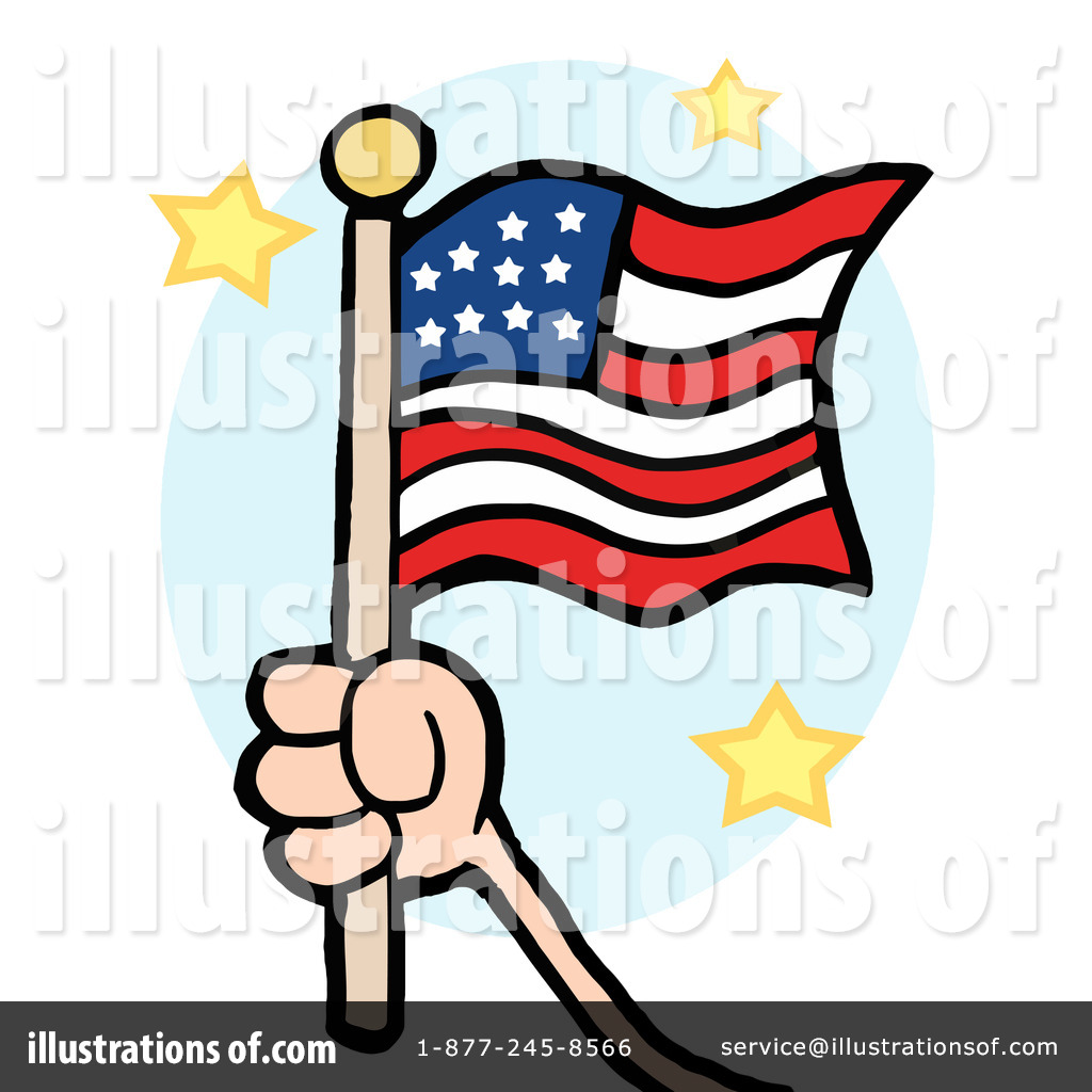 1024x1024 American Flag Clipart