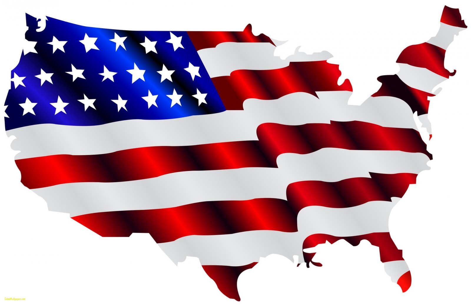 1600x1037 American Flag Free American Flags Clipart Clipartcow Clipartix