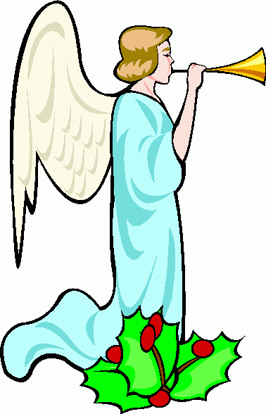 378x588 Free Christmas Angel Clipart