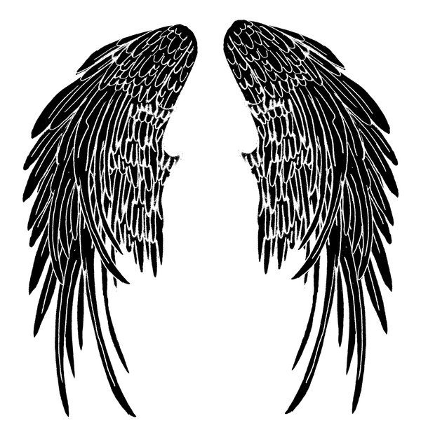 600x614 The Best Angel Wings Png Ideas Angel Wings