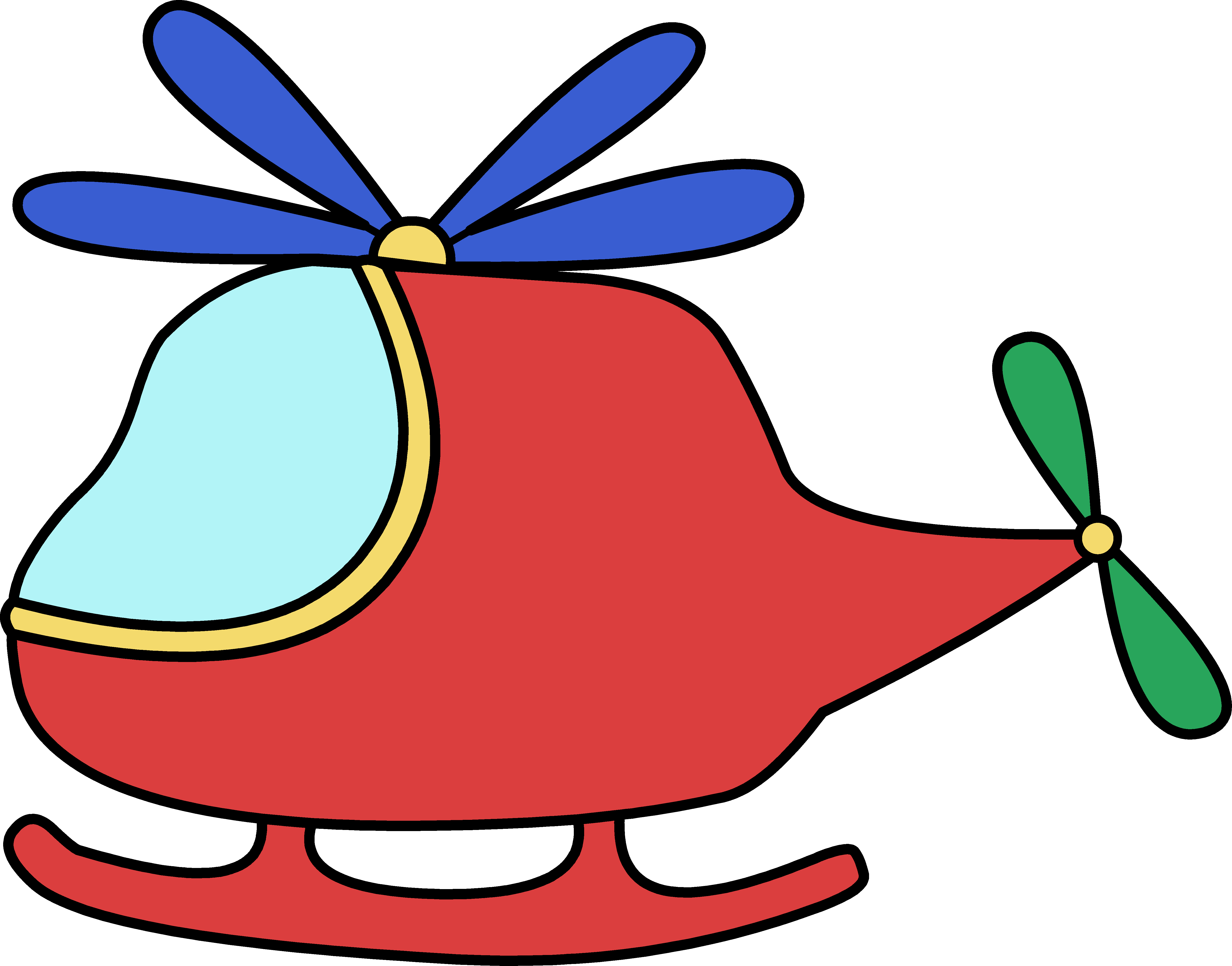 5475x4296 Helicopter Clipart