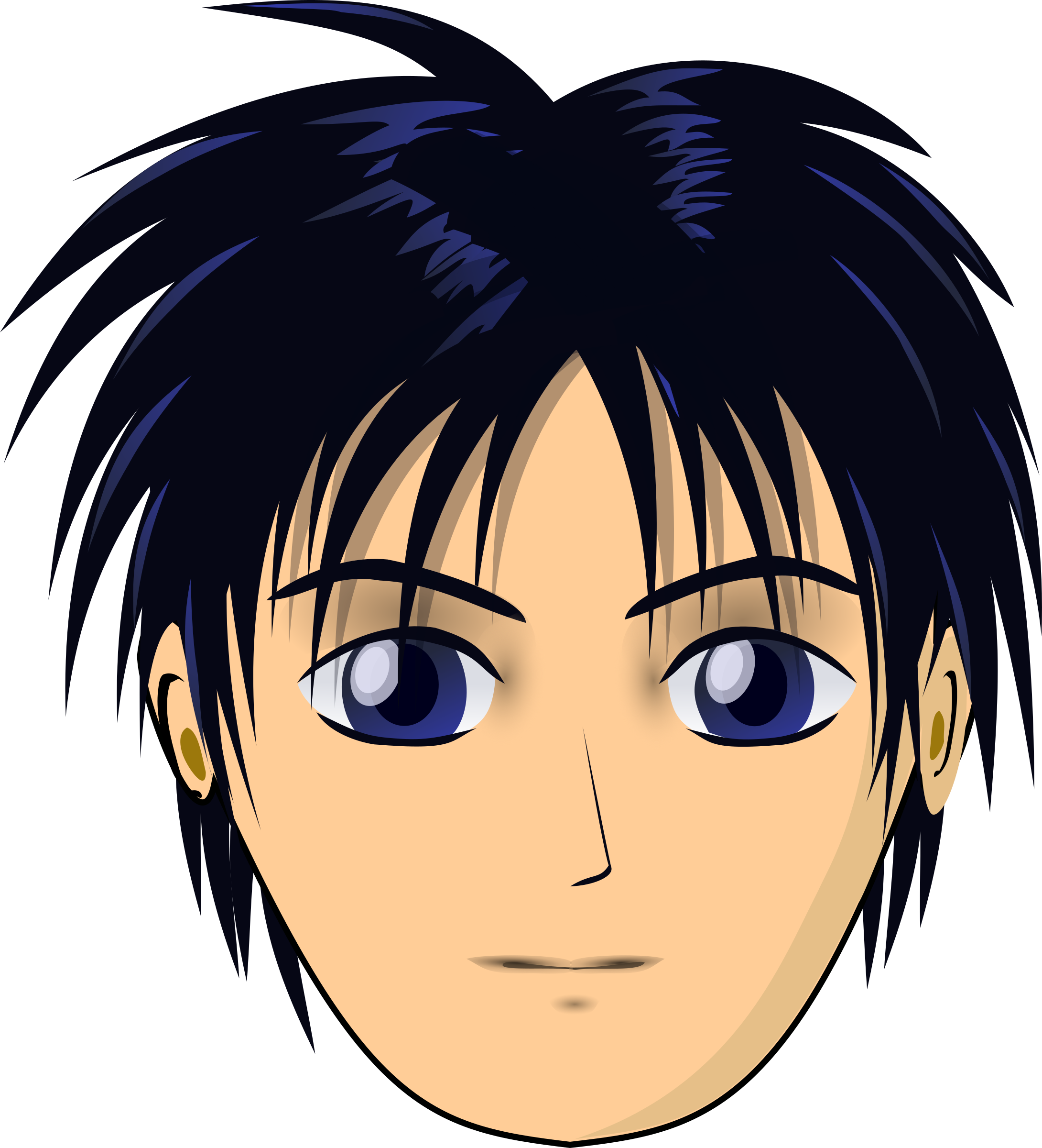 2180x2400 Anime Clipart Nose