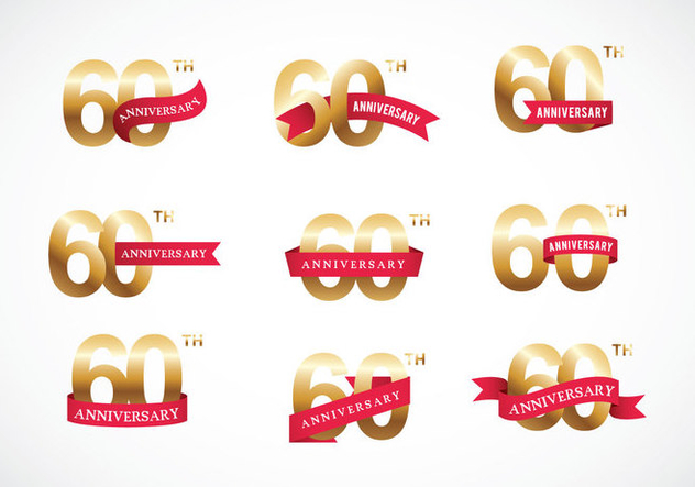 632x443 60th Anniversary Vector Illustration Free Vector Download 417575