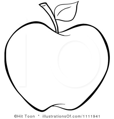 400x420 Apple Outline Clip Art Clipart Panda