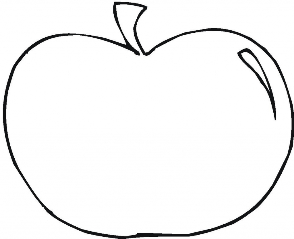 1024x833 Apple Outline Picture Apple Outline Clip Art Clipart Panda Free