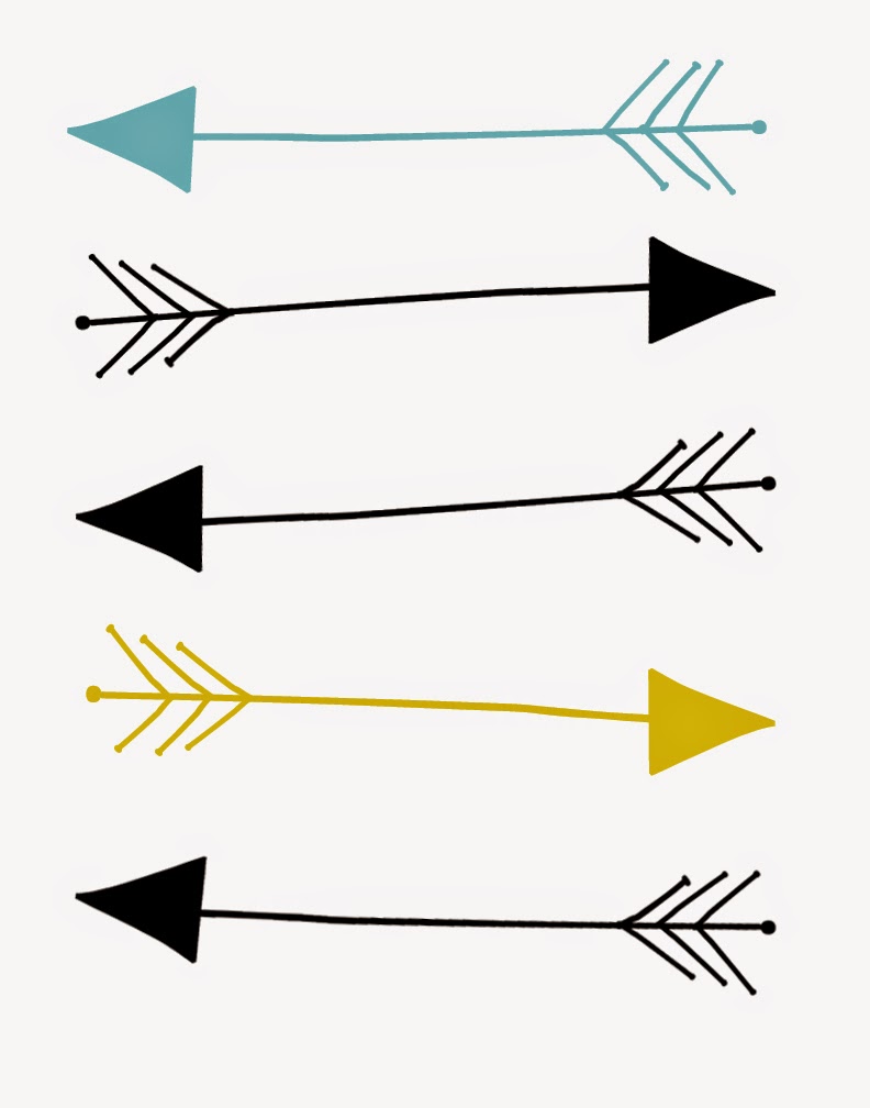 792x1008 Single Tribal Arrow Clipart