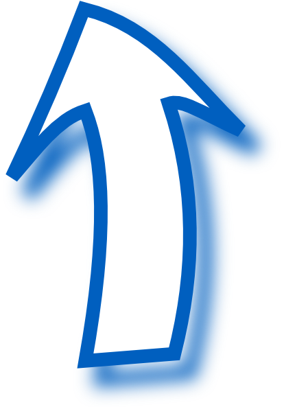 414x593 Blue Arrow Clip Art