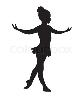 274x320 Little Ballerina Silhouette Clip Art Cricket Board