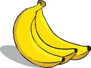 300x224 Banana Clipart Free Clip Art Image Clipartcow Clipartix