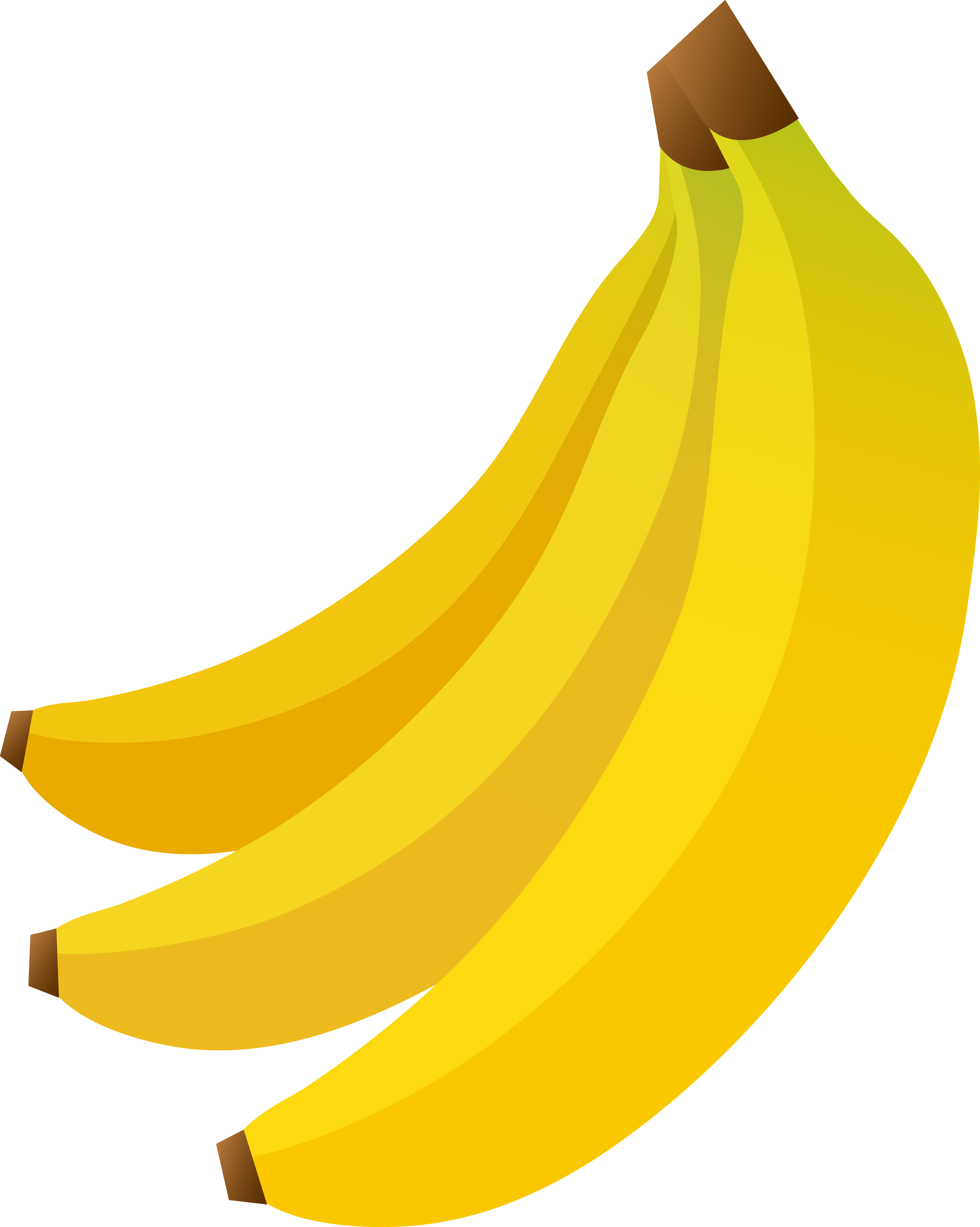 3596x4501 Banana Clipart