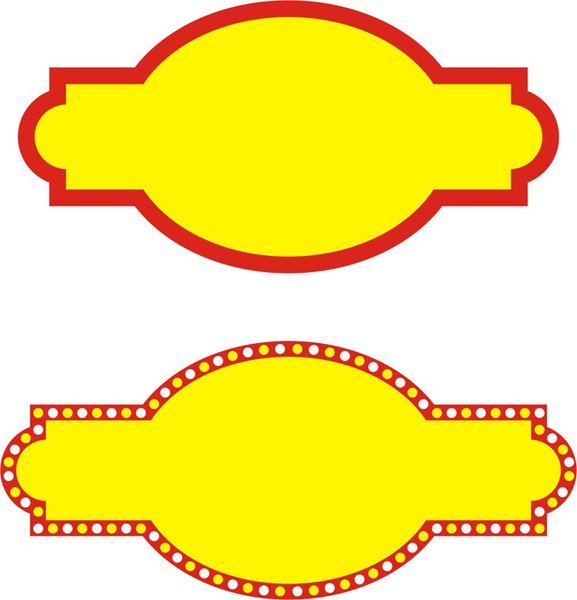 577x600 Banner Shield Button Tag Ribbon Free Vector In Coreldraw Cdr