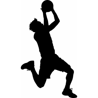 320x320 Basketball Player Clipart