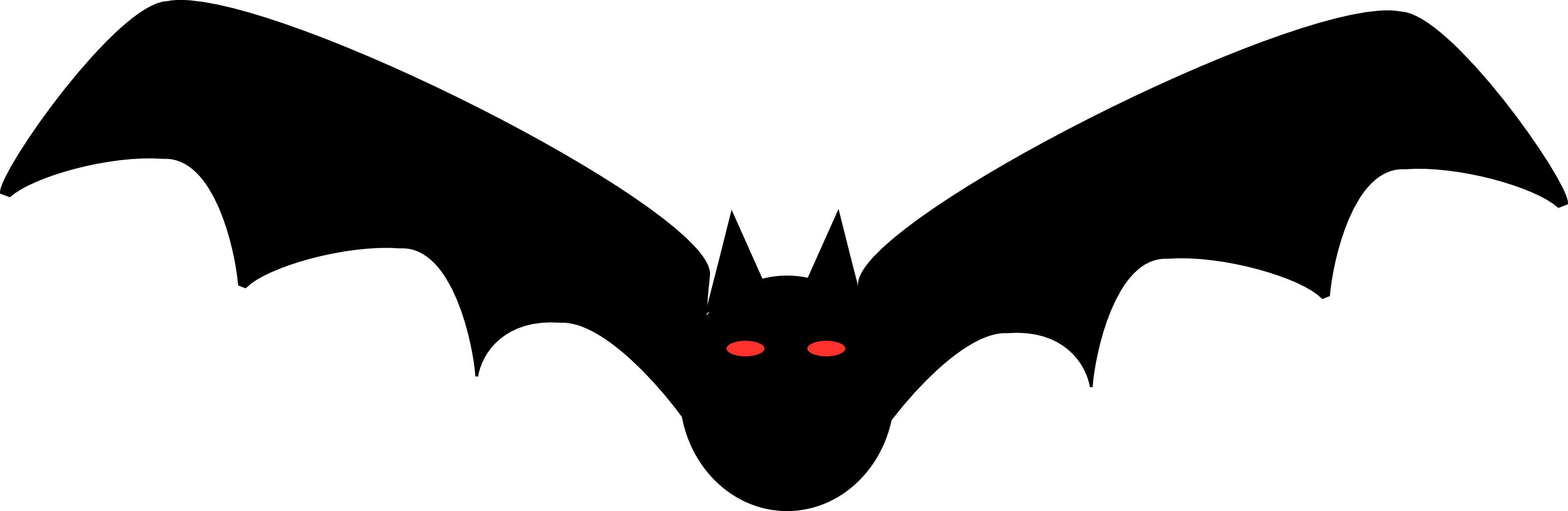 3200x1044 Bat Clipart Free Clipart Images 7