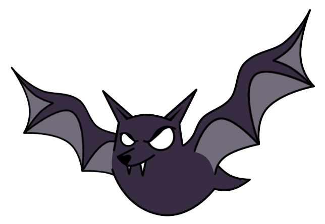 644x445 Animated Bat Clipart