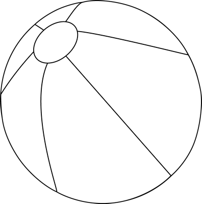 396x400 Top 61 Beach Ball Clip Art