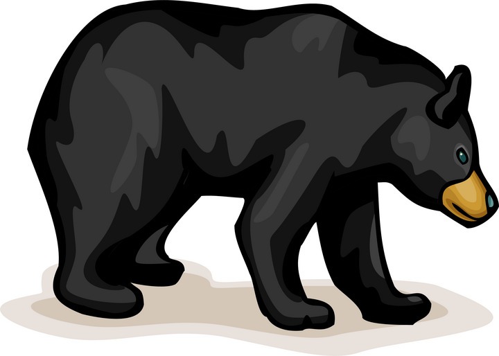 720x514 Free Clip Art Black Bear Clipart