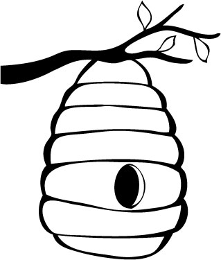 319x375 Top 81 Hive Clip Art