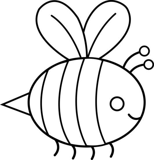 531x550 Bee Black And White Bee Clipart Black And White 6