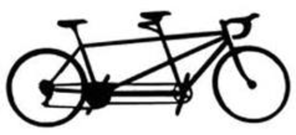 600x275 Bicycle Clipart Tandem Bike