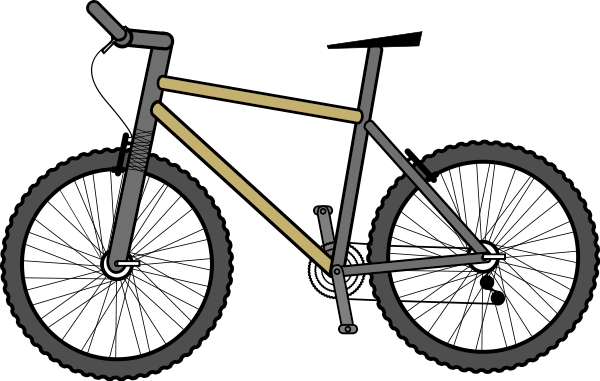 600x381 Mountain Bike Clip Art