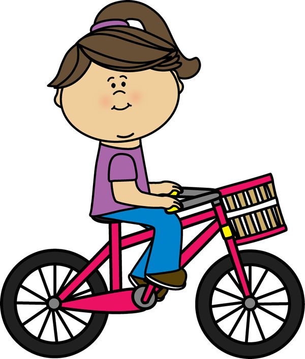 600x707 Ride Clipart Riding Bicycle