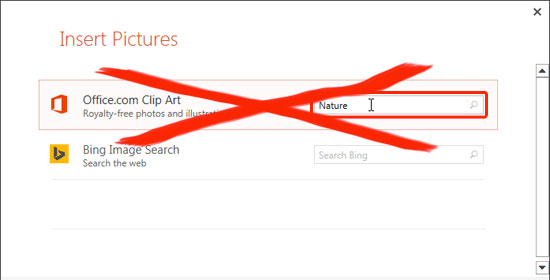 550x280 Microsoft Office Dumps Clip Art, Promotes Bing Laura M. Foley Design