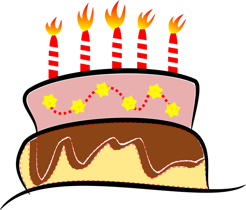 800x683 Free Birthday Cake Clipart