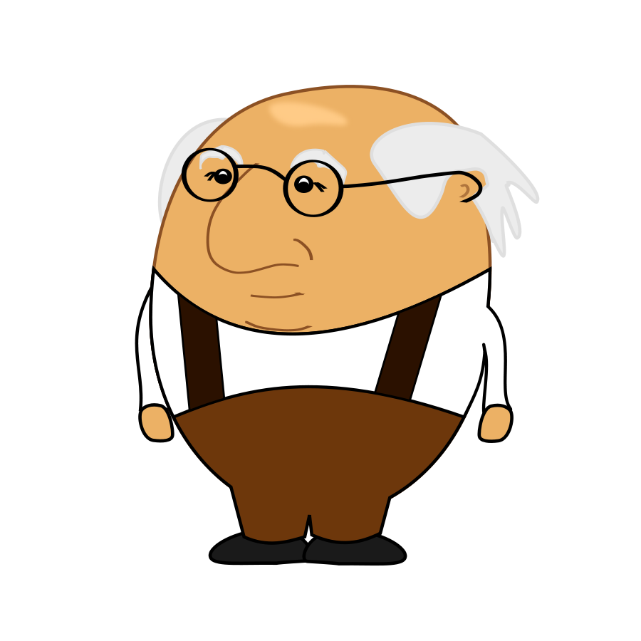 900x900 Clip Art Old Men Clipart