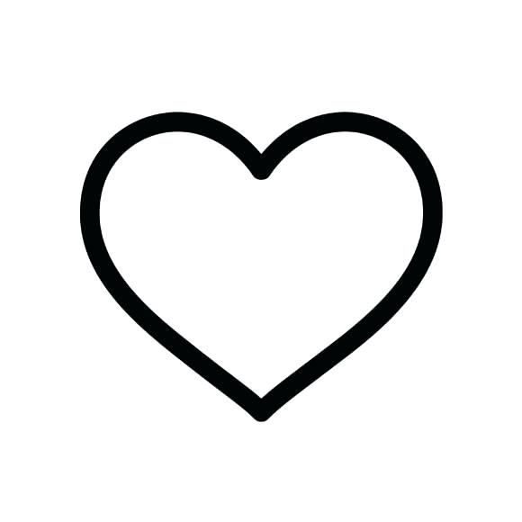 580x580 Clipart Heart Heart Black And White Heart Black And White Hearts